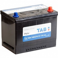 Аккумулятор TAB Asia 6СТ-75 о.п. POLAR (57529)
