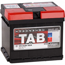 Аккумулятор TAB 6СТ-54 о.п. MAGIC (55401 SMF) низкий